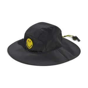   Smiley Bucket Hat With Whistle 'Black'