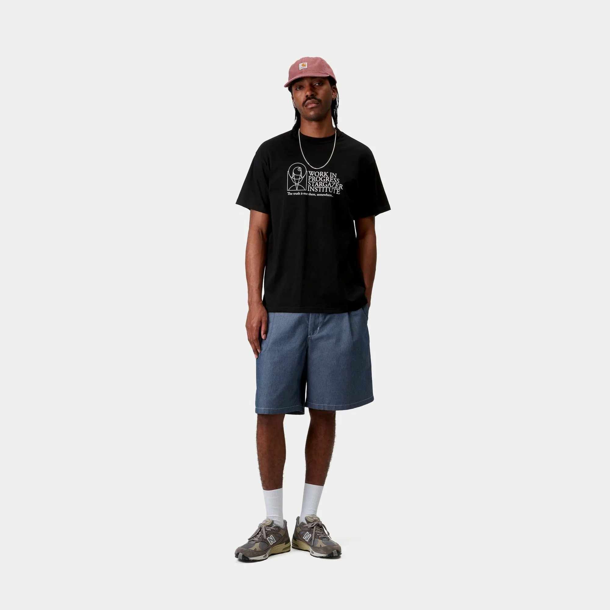 Stargazer T-Shirt | Black / White Carhartt WIP