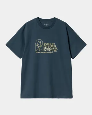 Stargazer T-Shirt | Dusky Blue / Yellow Carhartt WIP