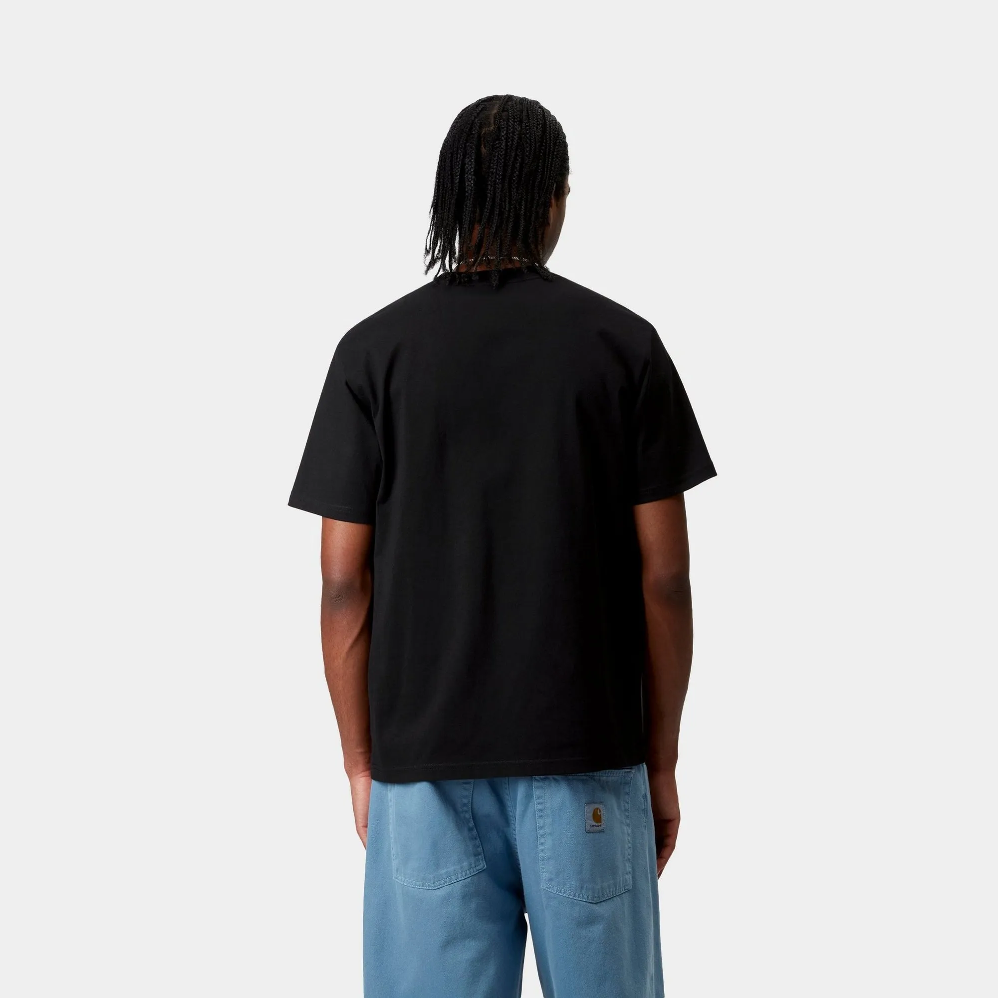 University Script T-Shirt | Black / White Carhartt WIP