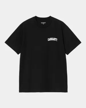 University Script T-Shirt | Black / White Carhartt WIP