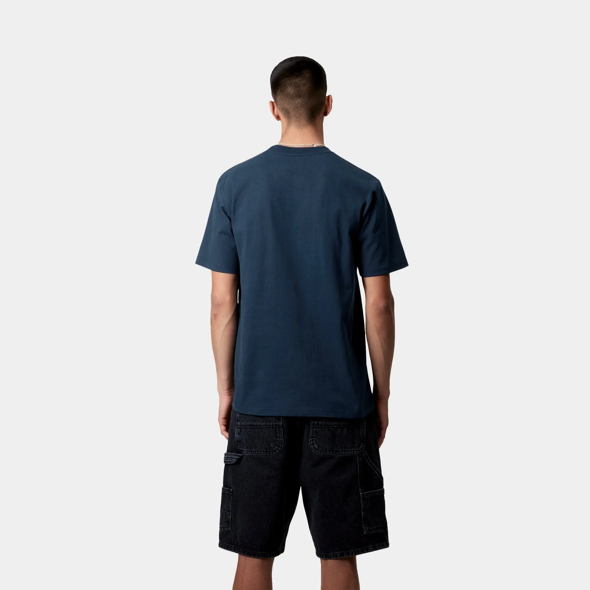 University T-Shirt | Ink / White Carhartt WIP