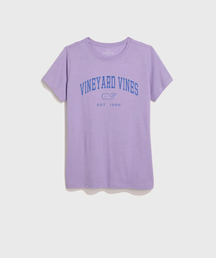 Vineyard Vines Women's Heritage vineyard vines Dunes Tee - Freesia Heather