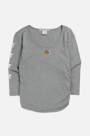 Vintage LA Lakers NBA 3/4 Sleeve Tee - Women's M Frankie