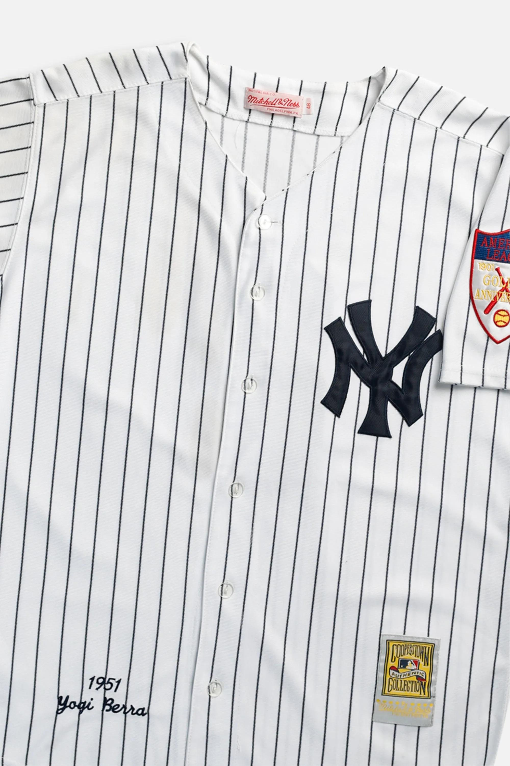 Vintage NY Yankees MLB Jersey - L Frankie