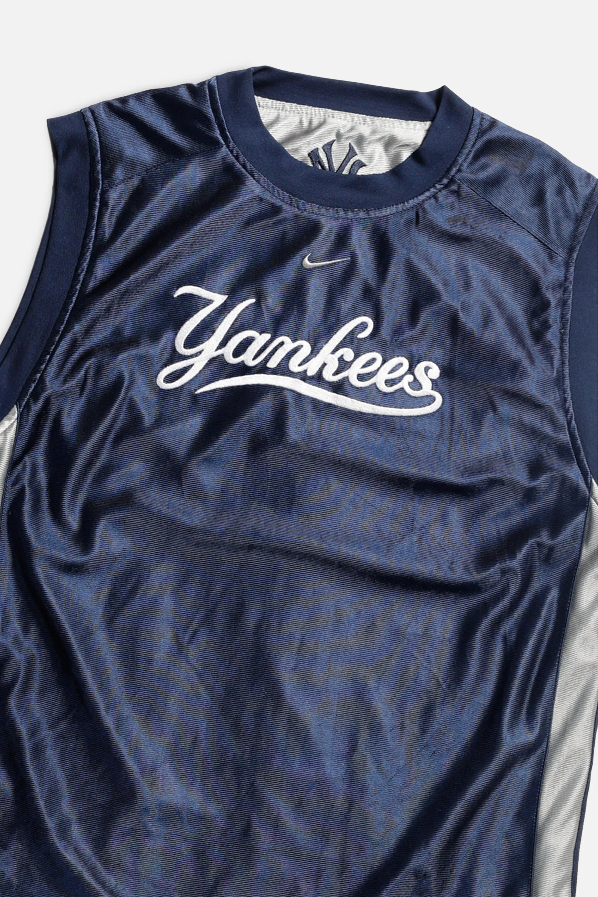 Vintage NY Yankees MLB Reversible Jersey Tank - XL Frankie