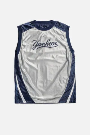 Vintage NY Yankees MLB Reversible Jersey Tank - XL Frankie
