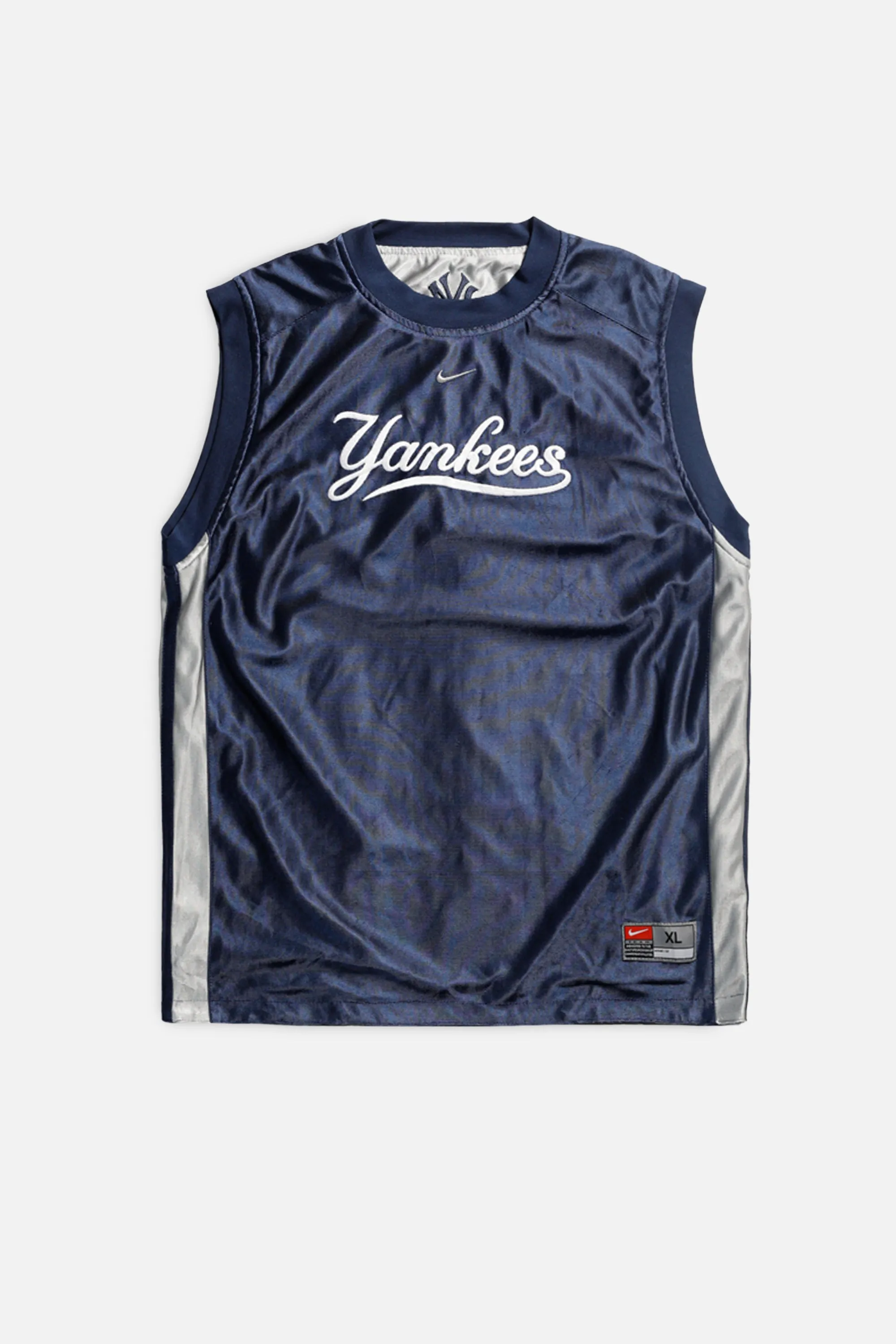 Vintage NY Yankees MLB Reversible Jersey Tank - XL Frankie