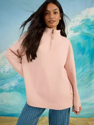 White Stuff Rewind Plain Half Zip Sweater