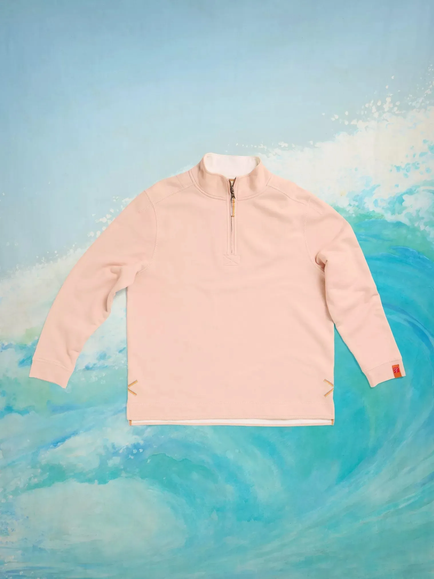 White Stuff Rewind Plain Half Zip Sweater