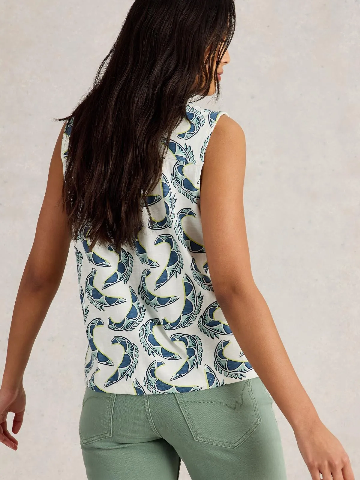White Stuff Tulip Sleeveless Shirt
