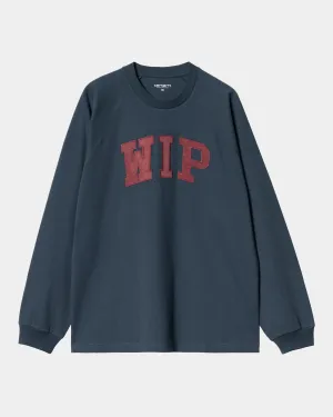 WIP Long Sleeve T-Shirt | Dusky Blue / Mulberry Carhartt WIP