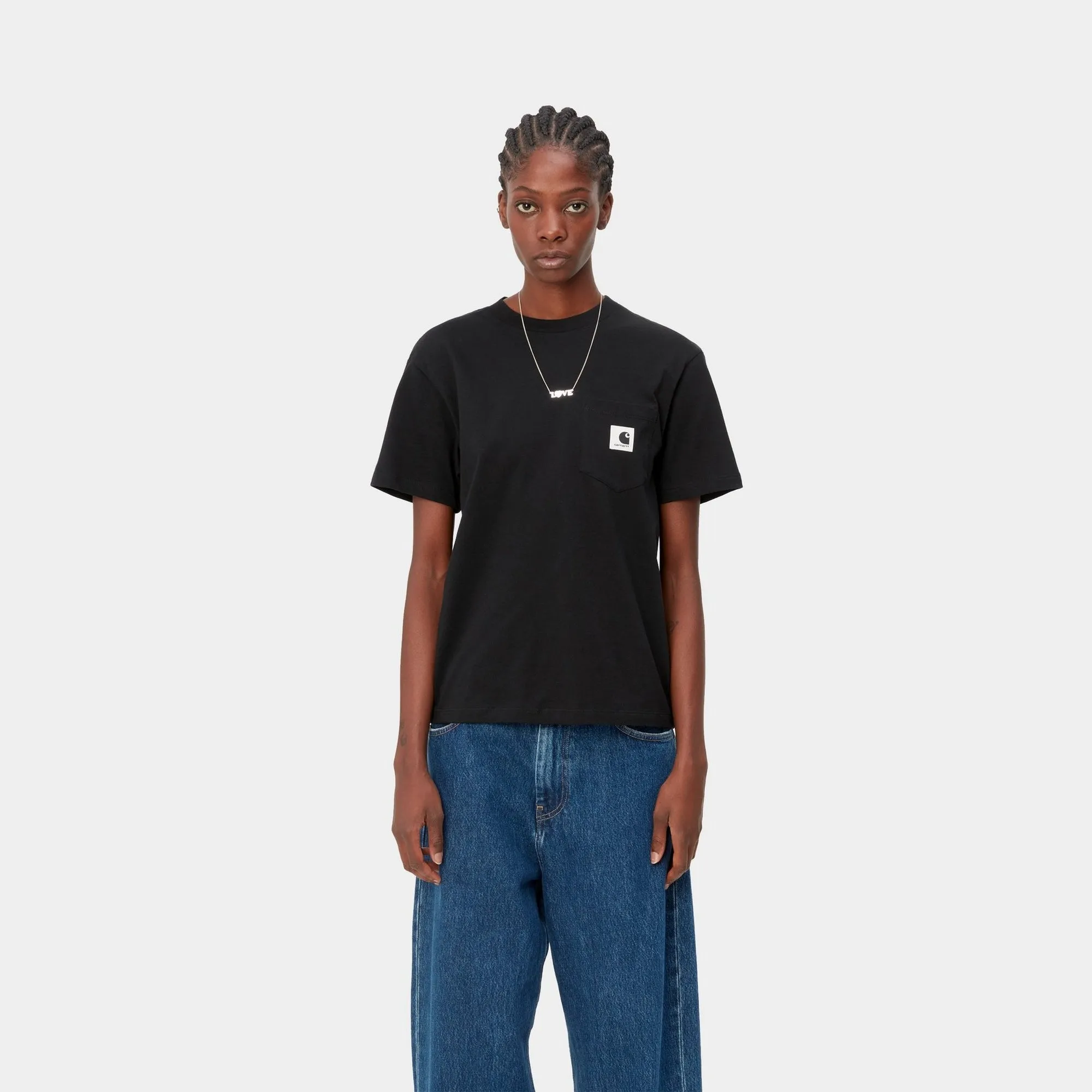 Women's Pocket T-Shirt | Black Carhartt WIP