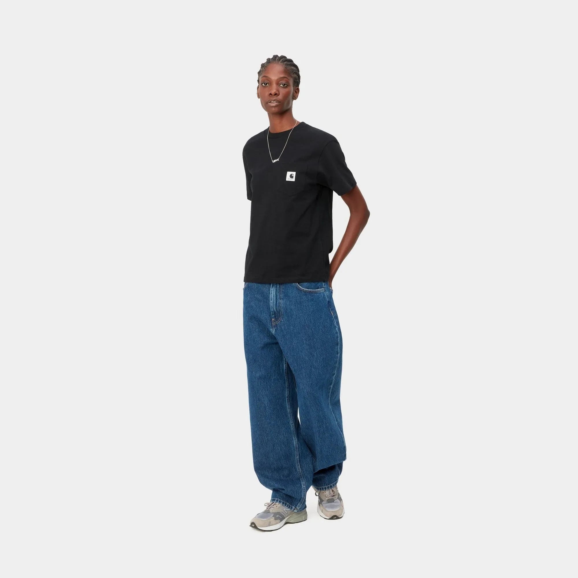 Women's Pocket T-Shirt | Black Carhartt WIP